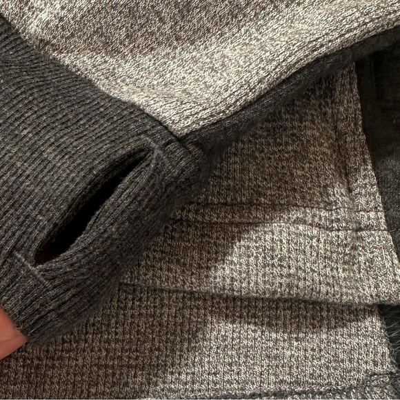 PACT ORGANIC ZIP FRONT GREY BLACK HOODIE SIZE MEDIUM - Picture 8 of 14